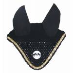 Equine Couture Fly Bonnet with Gold Chain