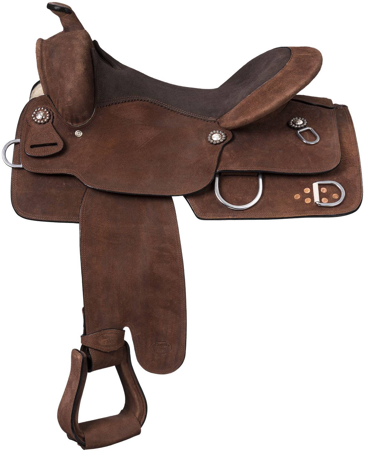 Tough1 Roughout Trainer Saddle