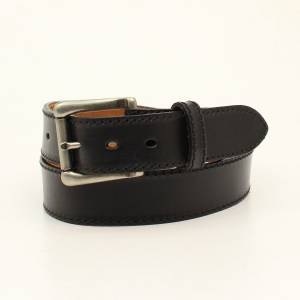 Nocona Belt Company Mens Ocala Plain Belt And Buckle