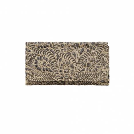 American West Ladies Tri-Fold Wallet