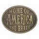 Montana Silversmiths Heritage Home Of The Brave Attitude Buckle