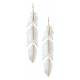 Montana Silversmiths Rose Gold Plume Feather Earrings