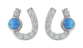 Montana Silversmiths Lightfoot Horseshoe Earrings