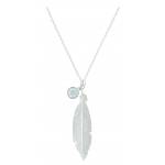 Montana Silversmiths Starlight Feather Charm Necklace