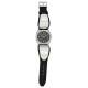 Montana Silversmiths Stroke Of Midnight Leather Band Watch