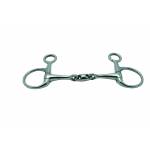 Metalab Baucher Double Jointed 16 MM Oval Link Eggbutt Snaffle