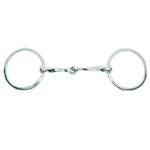 Metalab Stainless Steel Sharp Twisted Loose Ring Snaffle