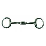 Metalab Double Jointed 14 MM Bradoon Oval Link Eggbutt Snaffle