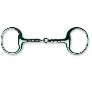 Metalab Jointed 14 MM Copper Rollers Eggbutt Snaffle