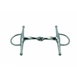 Metalab Jointed 17 MM Twisted Full Cheek Snaffle