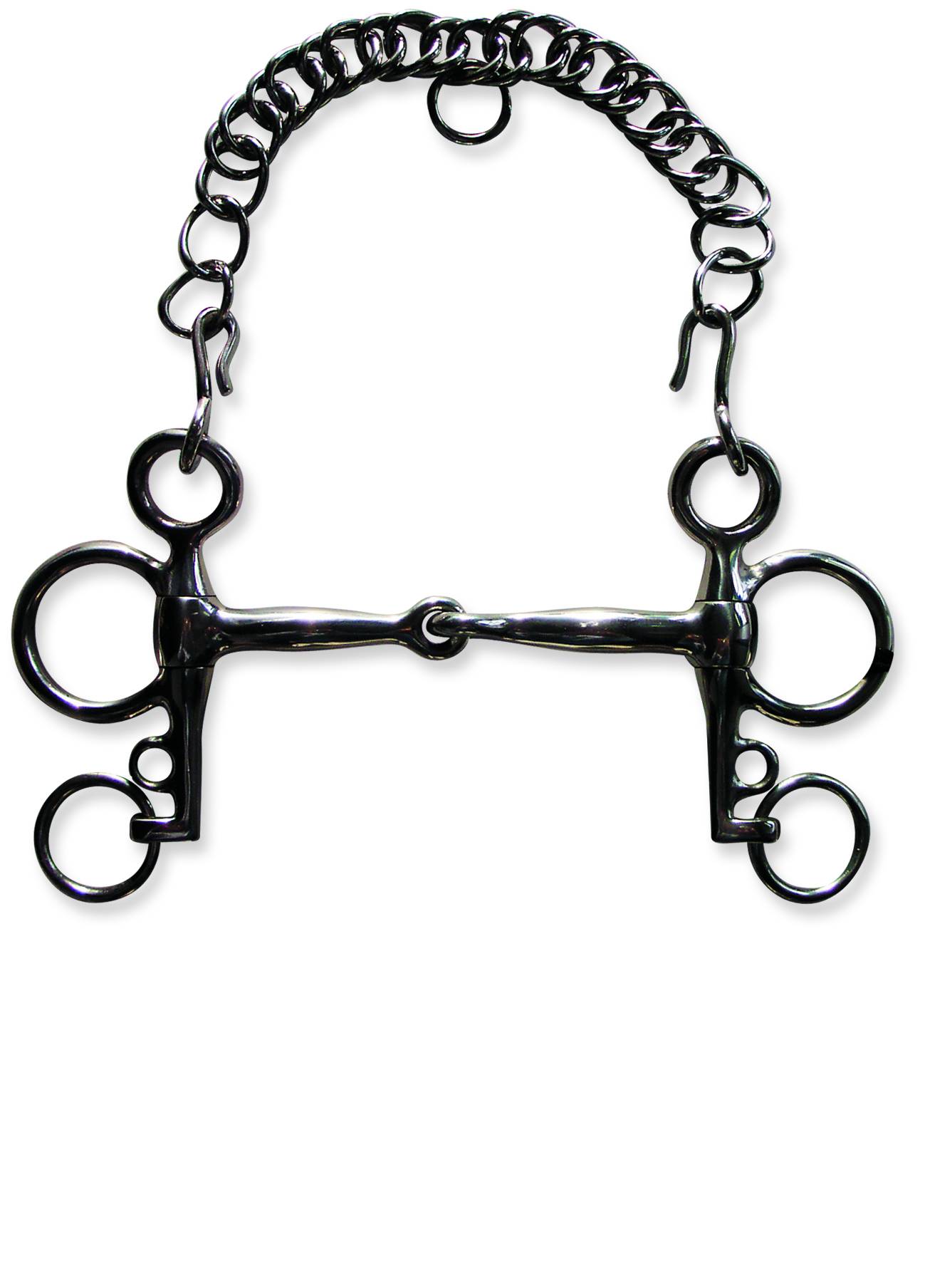 Metalab Jointed 13 MM Pelham with Curb Chain