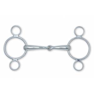 Metalab Jointed Continental 18 MM 3 Ring Gag
