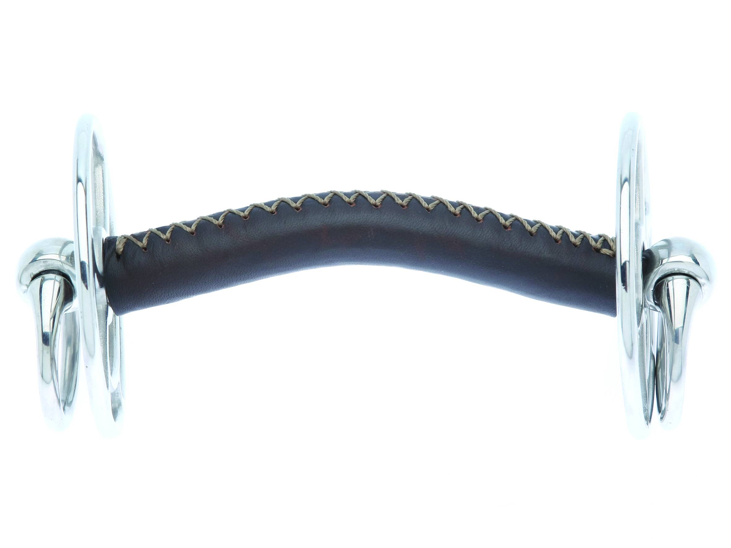 Metalab John Whitaker Stainless Steel Leather Coated Gag
