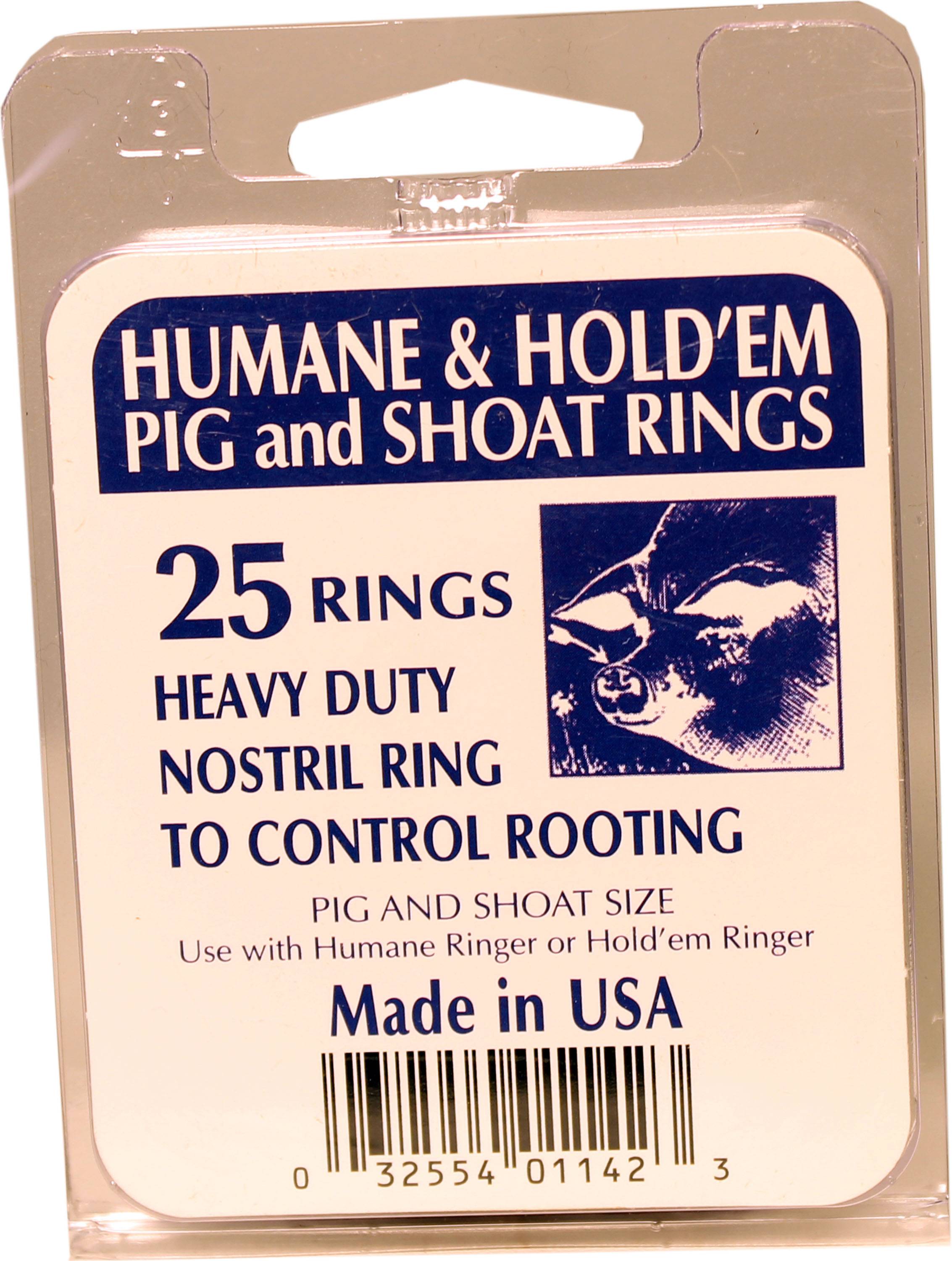 Decker Mfg Hold'Em/Humane Ring #14 - 25 Pack