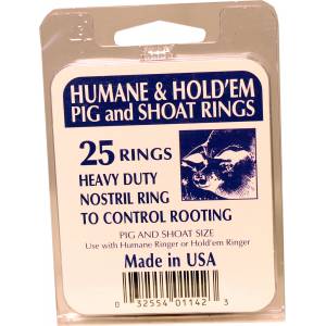 Decker Mfg Hold'Em/Humane Ring #14 - 25 Pack