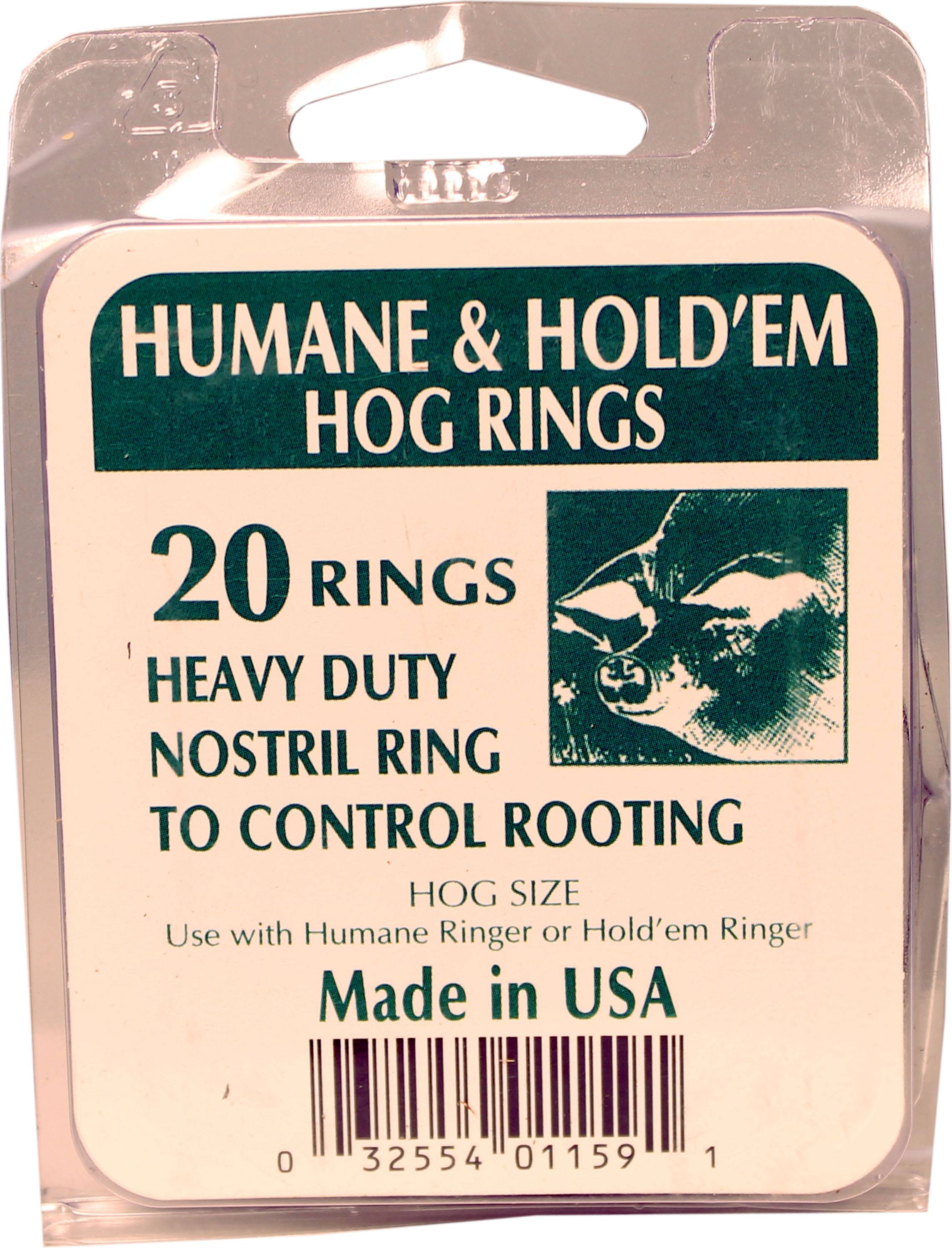 Decker Mfg Hold'Em/Humane Ring #15 - 20 Pack