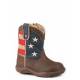 Roper Infant Cowbabies American Patriot Fashion Leather Boot