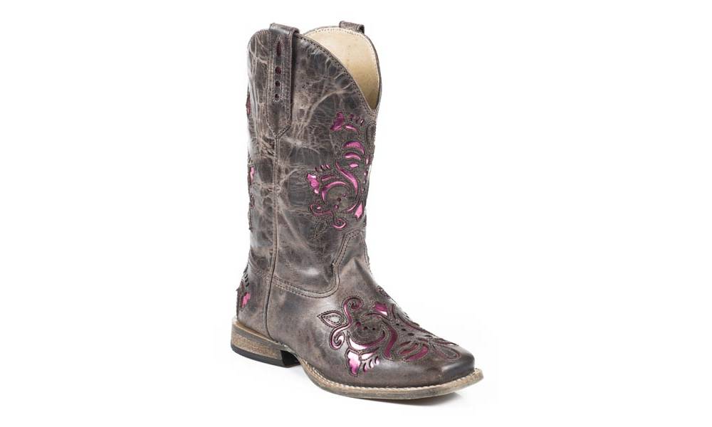 roper wide calf cowgirl boots