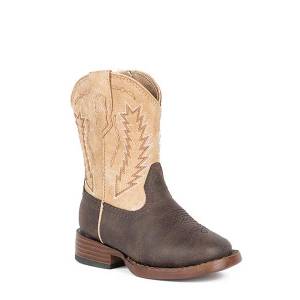 Roper Toddler Billy Wide Square Toe Cowboy Boots