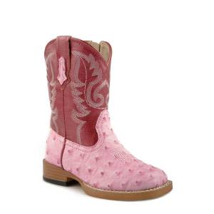 Roper Toddler Bumps Wide Square Toe Cowgirl Boots