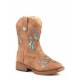 Roper Toddler Glitter Breeze Bling Wide Square Toe Cowgirl Boots
