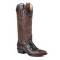 Stetson Ladies Bailey Basketweave Fashion Snip Toe Cowgirl Boots - Brown