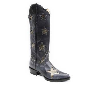 Stetson Ladies Big Star Fashion Snip Toe Cowgirl Boots