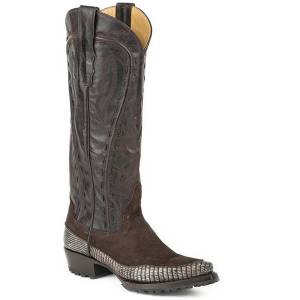 Stetson Ladies Dakota Teju Fashion Snip Toe Cowgirl Boots
