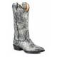 Stetson Ladies Jess Embroidered Fashion Snip Toe Cowgirl Boots - Grey