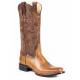 Stetson Ladies Rachelle Narrow Square Toe Cowgirl Boots - Tan/Brown