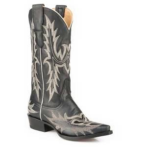 Stetson Ladies Tina Embroidered Snip Toe Fashion Cowgirl Boots