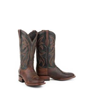 Stetson Mens Cody Square Toe Cowboy Boots