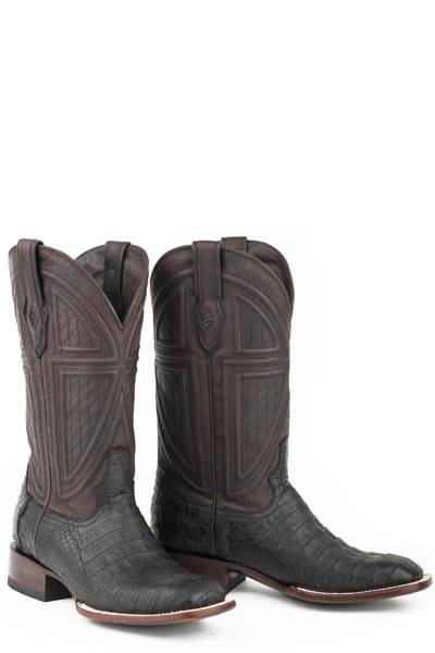 Stetson Mens Houston Square Toe Cowboy Boots