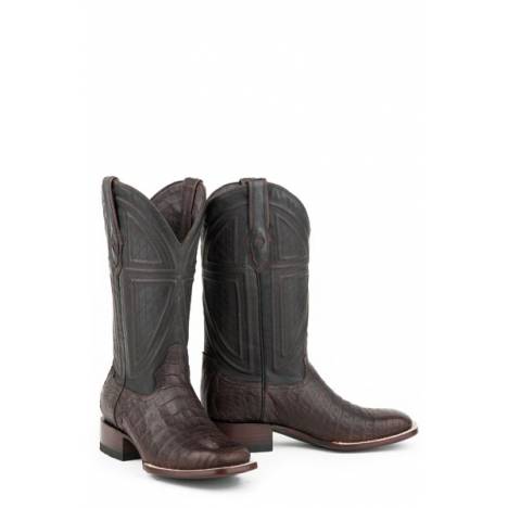 Stetson Mens Kaycee Square Toe Cowboy Boots