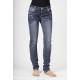 Stetson Ladies 503 Fit Rhinestone Line Detail Back Pocket Straight Leg Jeans