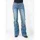 Stetson Ladies 816 Fit Metallic Back Pocket Flared Leg Jeans