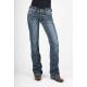 Stetson Ladies 818 Contemporary Styling Arrow Deco Pockets Boot Cut Jeans