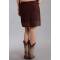 Stetson Ladies Fall I Suede Lamb Skirt With Nailheads