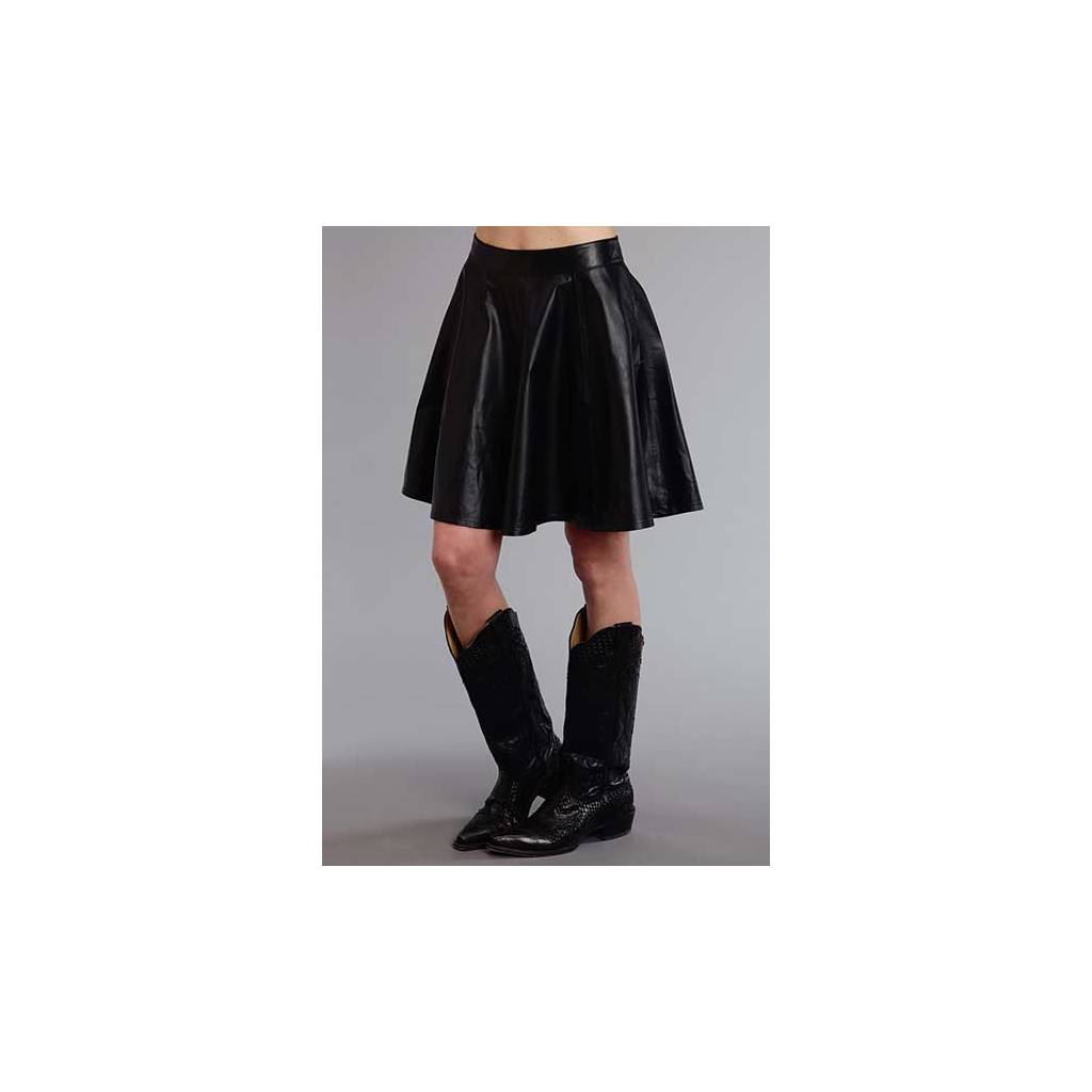 Stetson Ladies Smooth Lamb Leather Circle Skirt