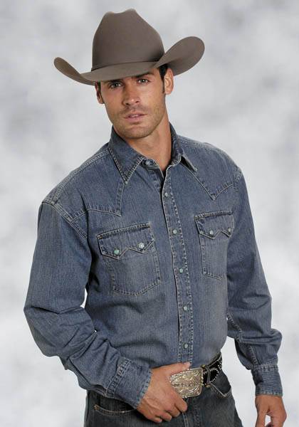 stetson denim shirt