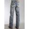 Stetson Mens Pieced Back Pocket Using Wrong Side Denim Jeans