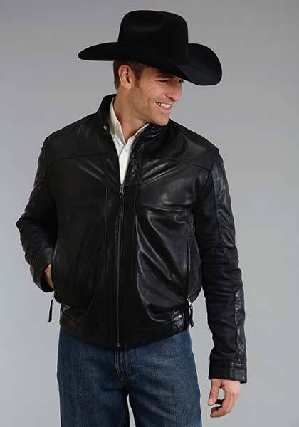 stetson leather jacket