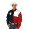 Roper Mens Texas Collection Texas Pieced Flag Long Sleeve Button Shirt