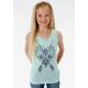 Roper Girls Aztec Heart And Feather Tank Top