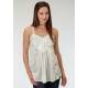 Roper Ladies Cotton Crepe All Over Lace Cami