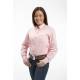 Roper Ladies Popling Long Sleeve Variegated Button Shirt - Pink
