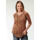 Roper Ladies Spice Girl Spaced Dyed Sweater Jersey Top