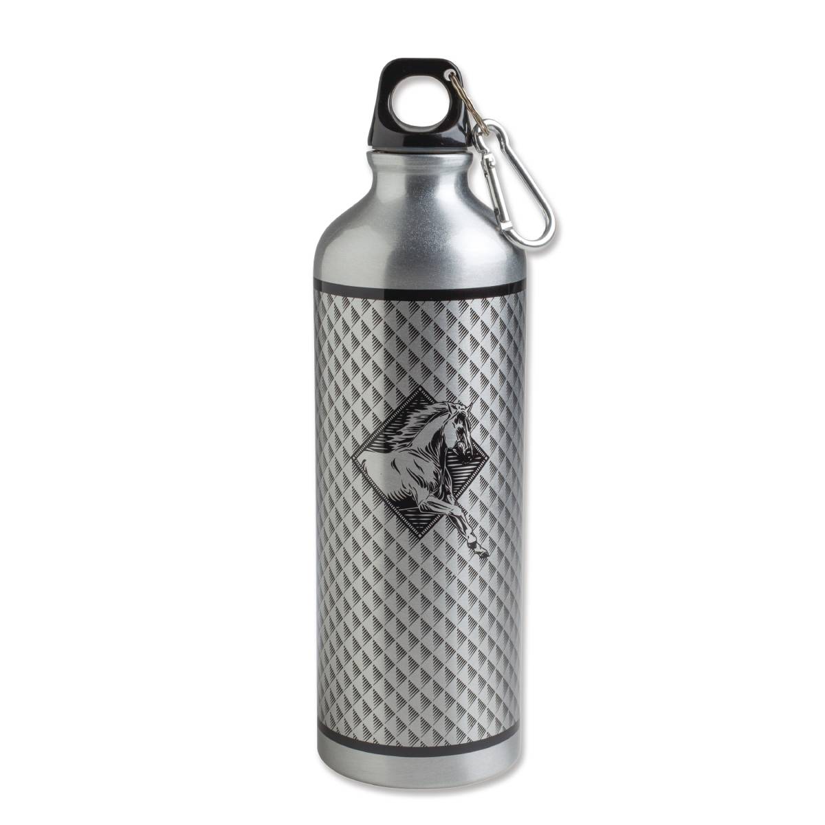 Kelley Diamond Gallop Aluminum Sports Bottle With  Carabiner