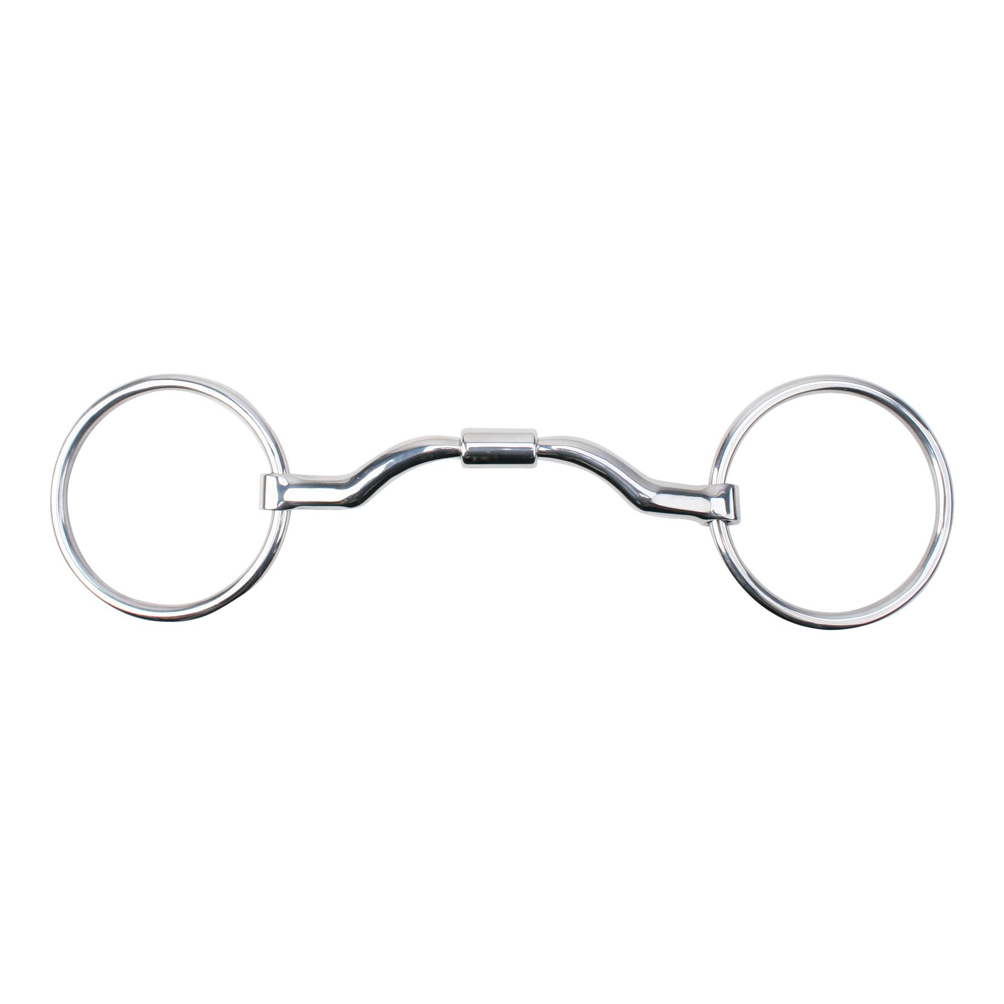 Myler Level 3 Loose Ring Low Wide Ported Barrel Snaffle Bit