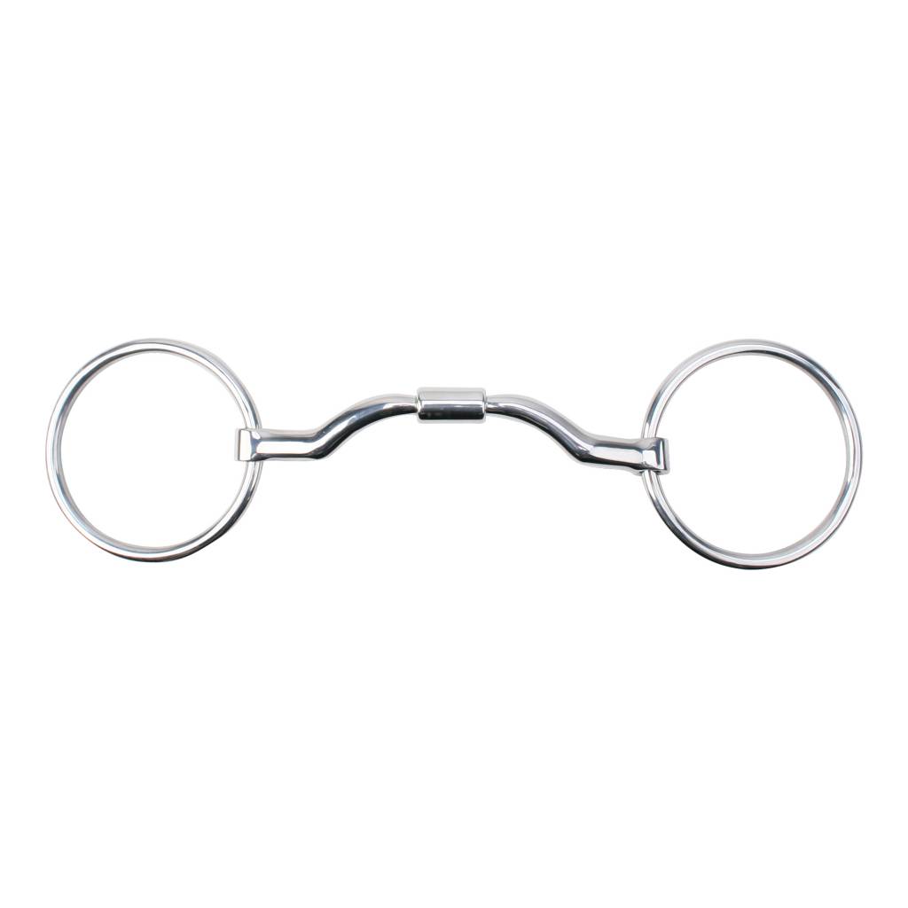 Myler Level 3 Loose Ring Low Wide Ported Barrel Snaffle Bit